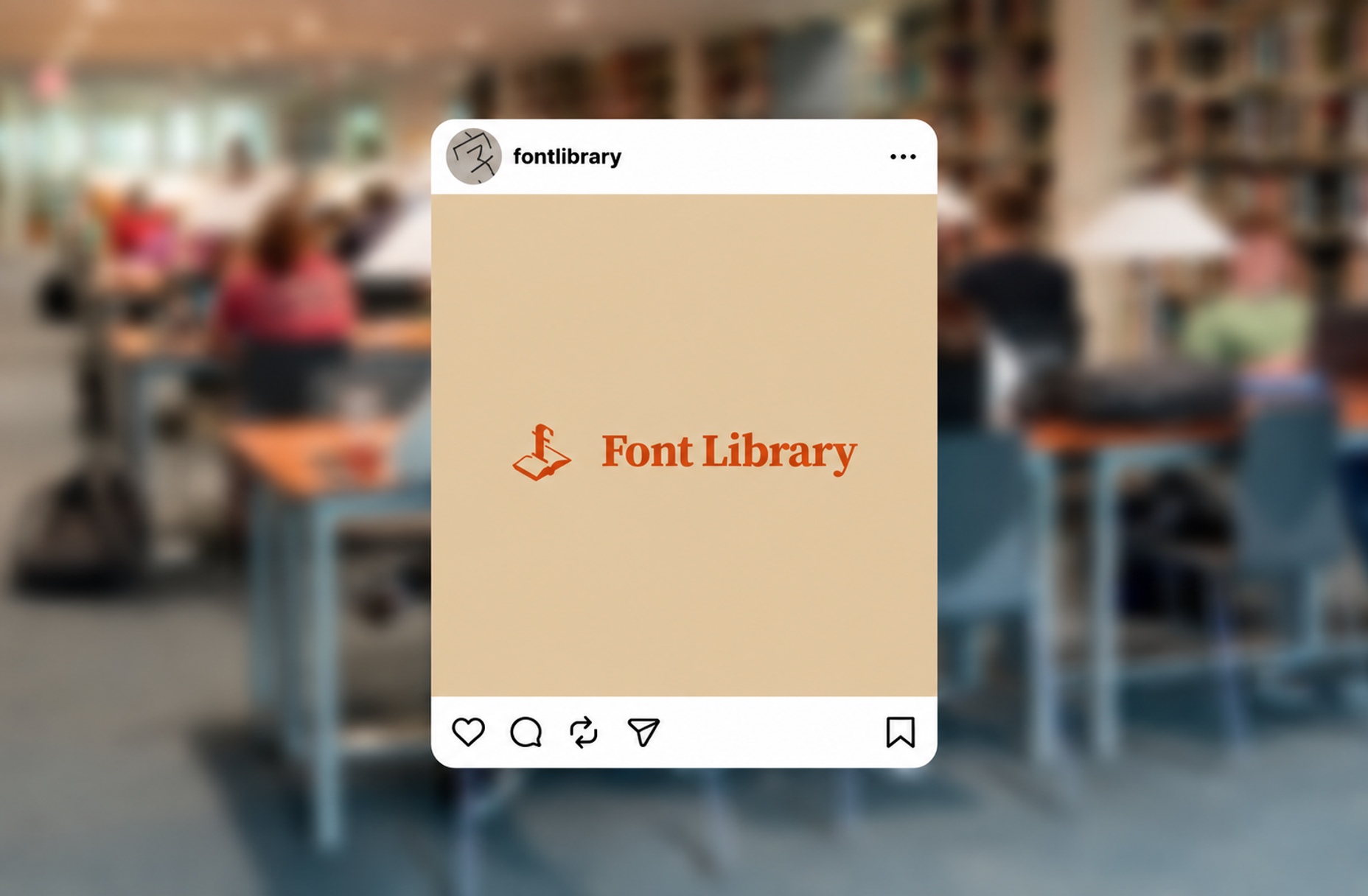 Vue détaillée de l’interface de Font Library