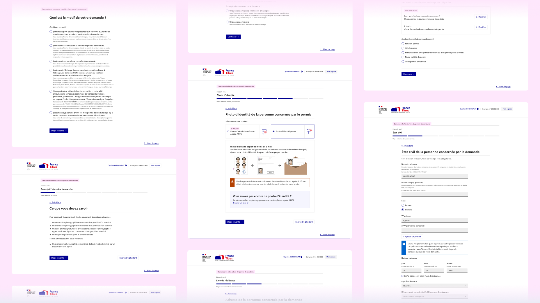 Atelier de conception réunissant l’équipe autour du parcours France Titres